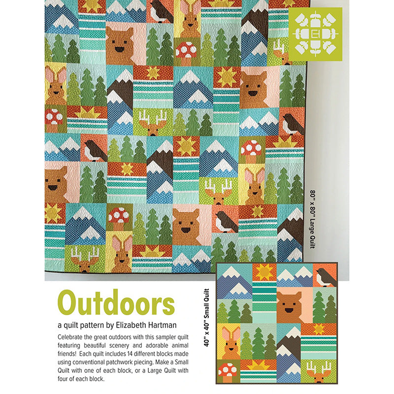 Outdoors Quilt Pattern by Elizabeth Hartman