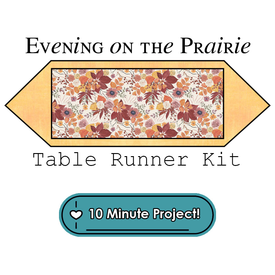 Evening on the Prairie Table Runner Kit Riley Blake