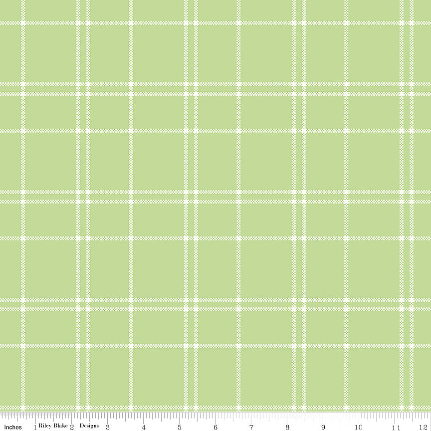 The North Pole Flannel Plaid Honeydew