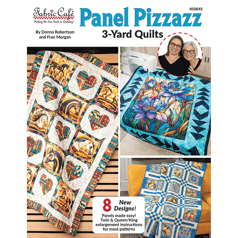 Panel Pizzazz 3-Yard Quilts Quilt Book from Fabric Cafe