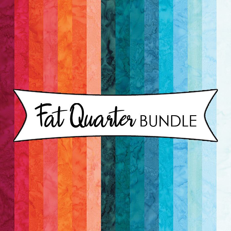 Expressions Batiks Hand-Dyes Citrus Splash Fat Quarter Bundle from Riley Blake