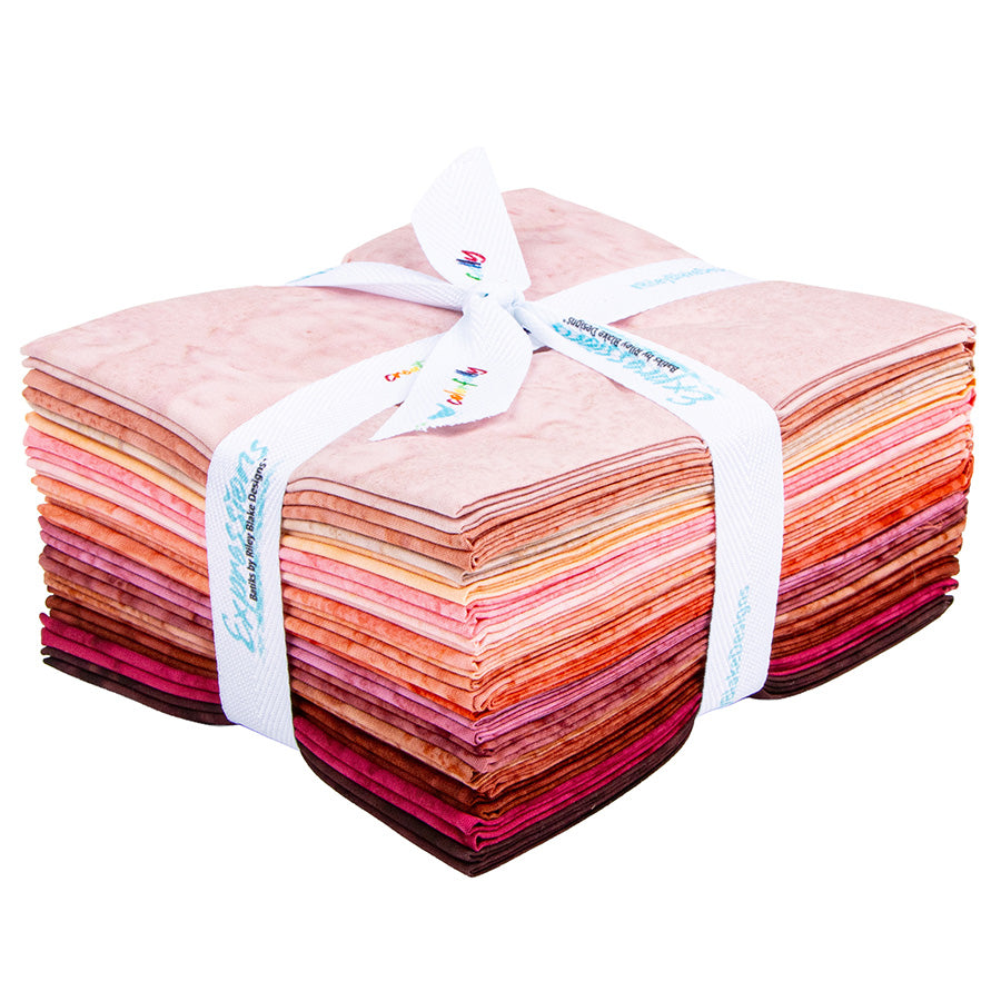 Expressions Batiks Hand-Dyes Canyon Shadows Fat Quarter Bundle from Riley Blake