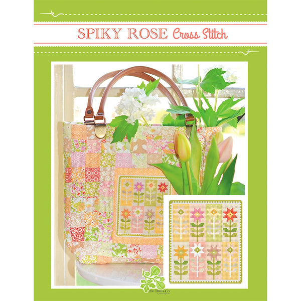 Spiky Rose Cross Stitch Pattern by Fig Tree & Co.