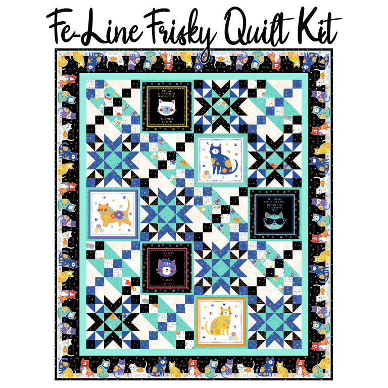 Fe-Line Frisky Quilt Kit from Wilmington