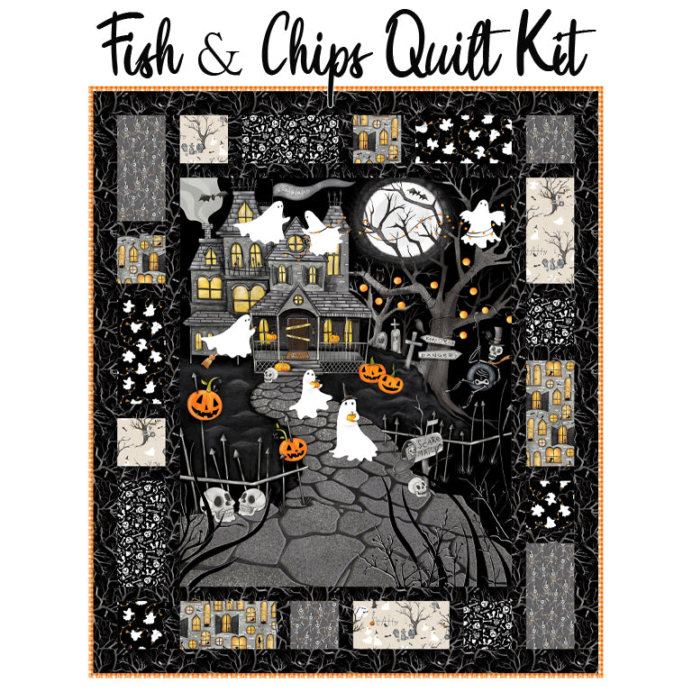 Fish & Chips Quilt Kit with I Made A Boo-Boo from Studio E