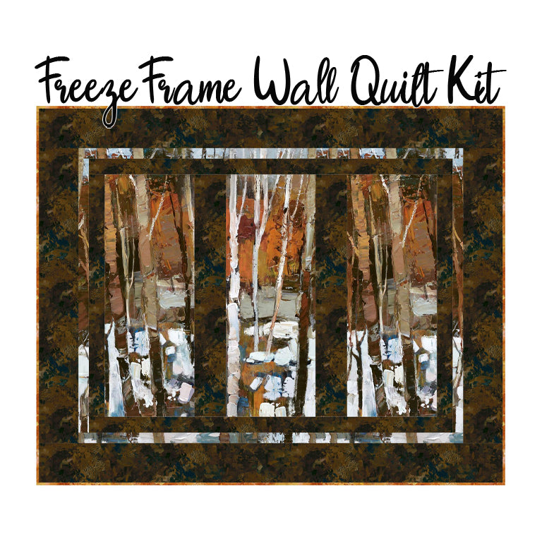 Freeze Frame Wall Quilt Kit with First Snow from Northcott