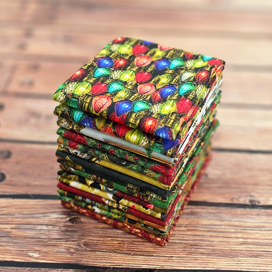 Gears and Garland Fat Quarter Bundle 10 Fat Quarters