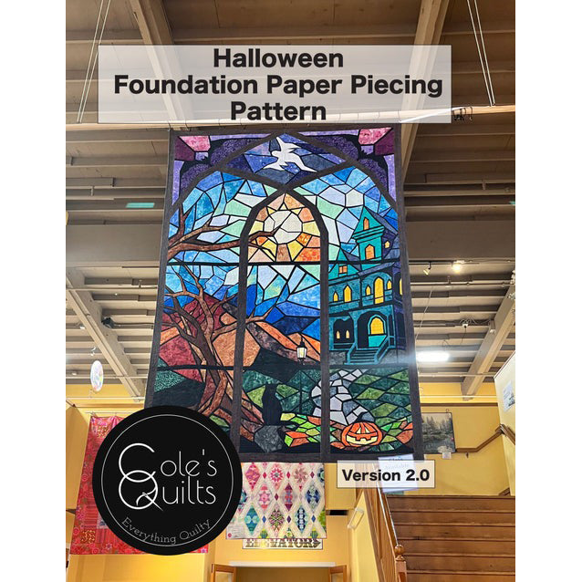 Halloween Foundation Paper Pieced Quilt Pattern by Cole's Quilts and Legit Kits Design