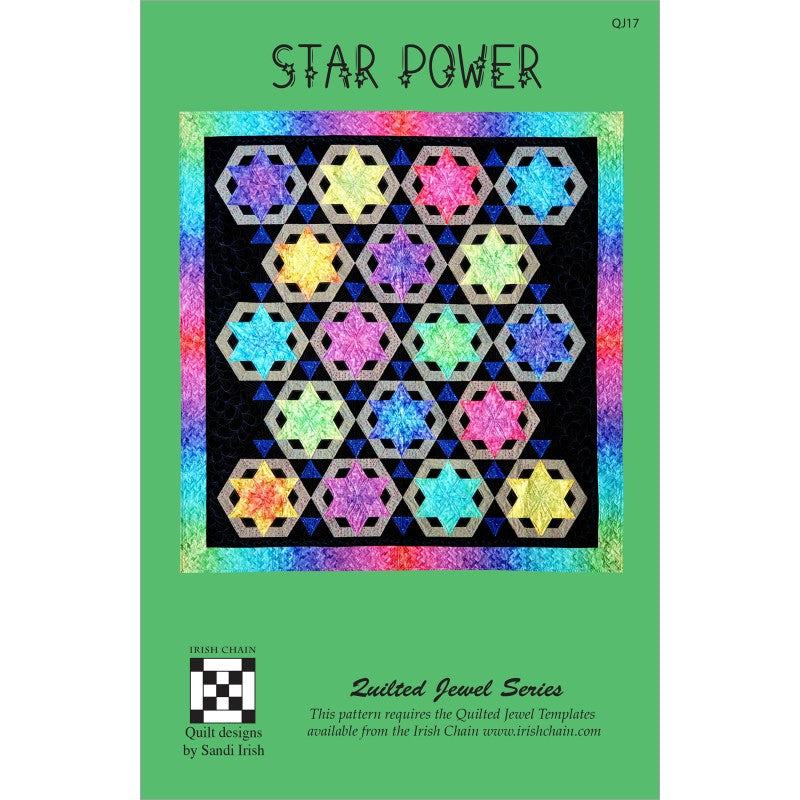 Star Power Quilt Pattern by Irish Chain