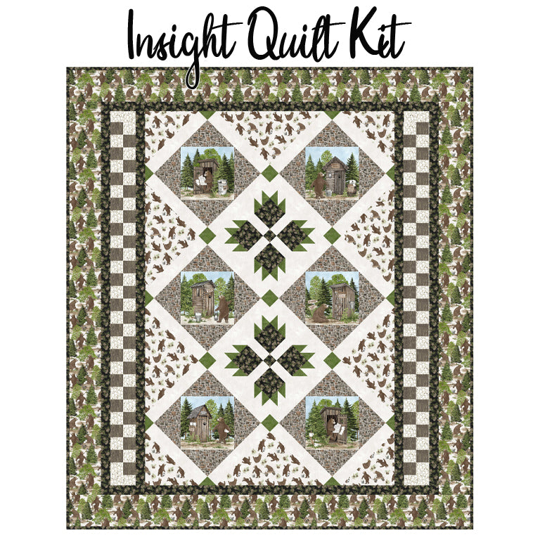 Insight Quilt Kit with Bear Necessities from Northcott