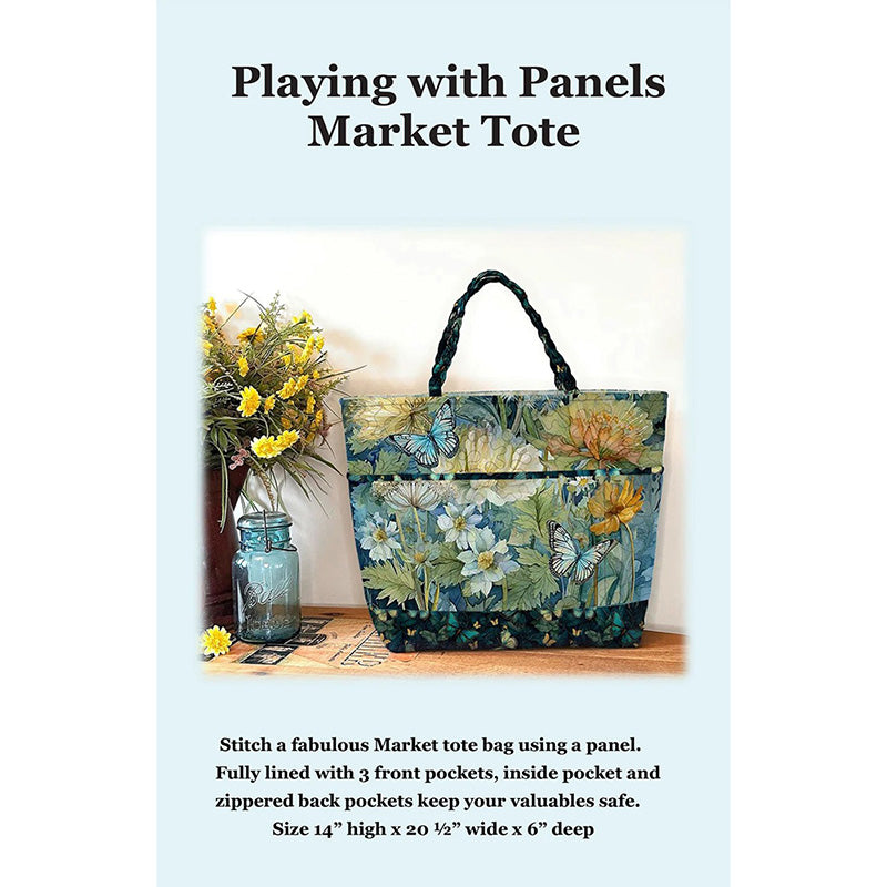 Playing with Panels Market Tote Pattern by J. Minnis Designs