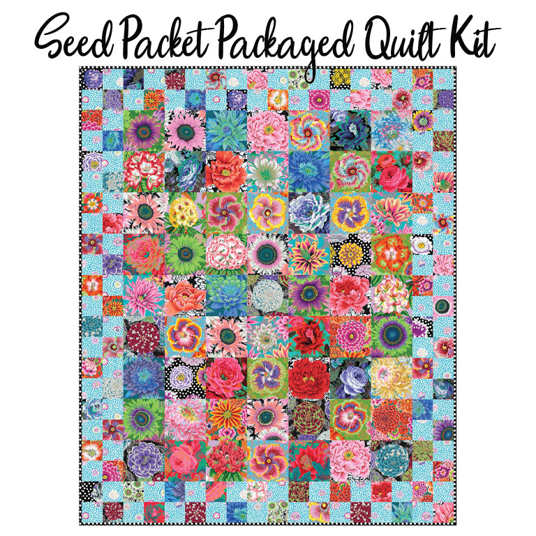 Seed Packet Packaged Quilt Kit with Kaffe Fassett Collective from Free Spirit