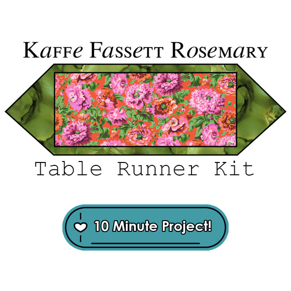Kaffe Fassett Rosemary 10 Minute Table Runner Kit Free Spirit