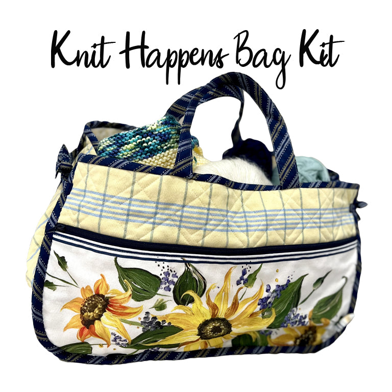 Knit Happens Bag Kit with Summer Solstice from Moda