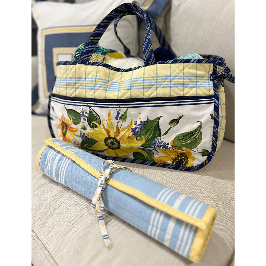 Knit Happens Bag Kit with Summer Solstice from Moda