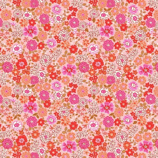 Boho Blooms Main Pink/Peach