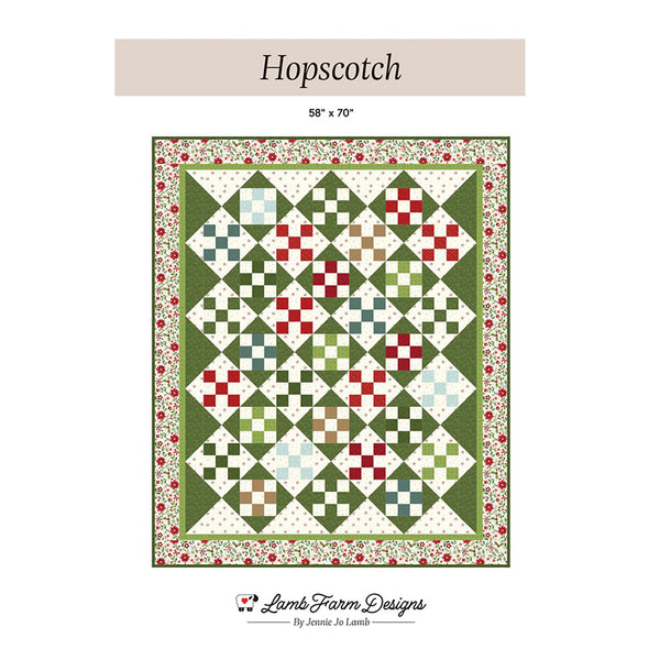 Hopscotch Quilt Pattern by Lamb Farm Designs