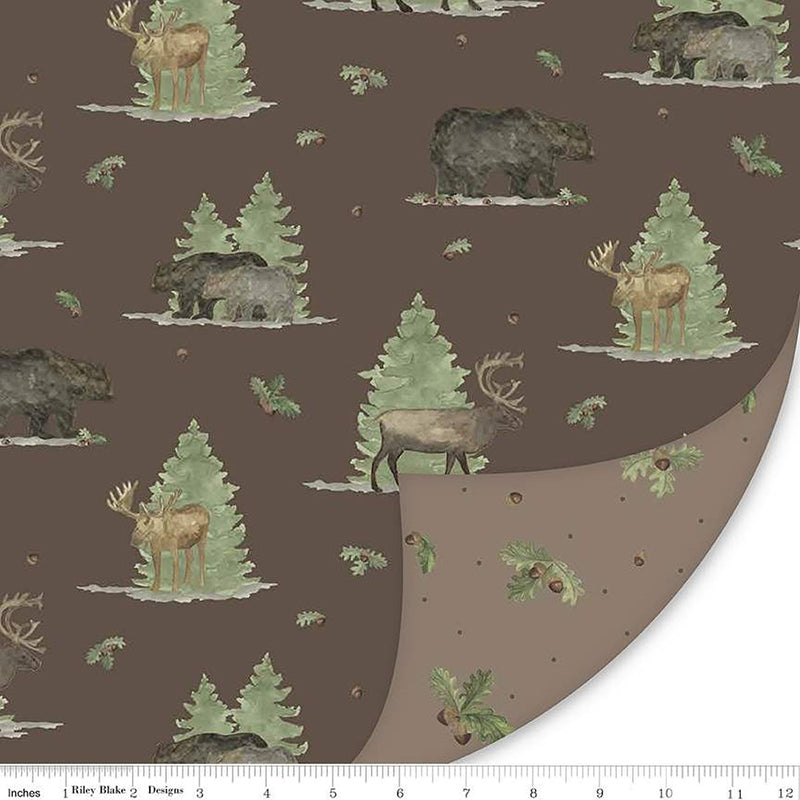 Let's Get Lost in the Woods 58" Double Lush Velvet