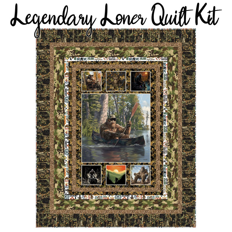 Legendary Loner Quilt Kit from 3 Wishes