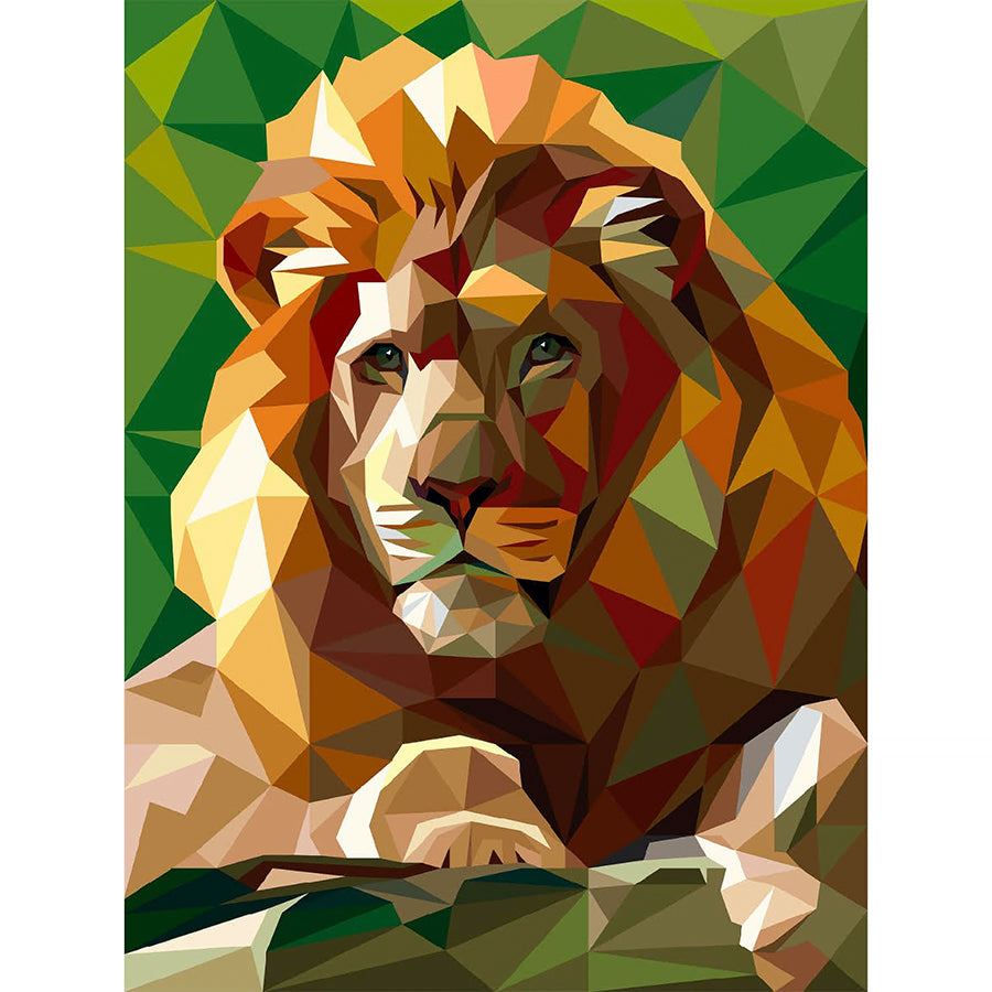 Legit Lion Foundation Paper Pieced Quilt Pattern by Legit Kits Design