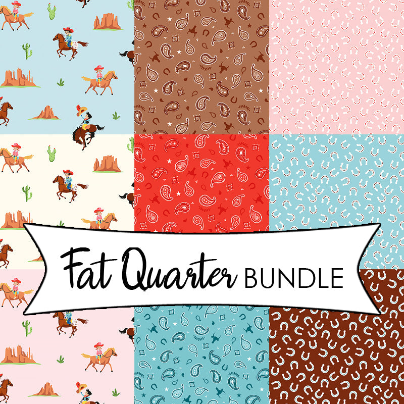 Designer Flannel Lil Buckaroos Fat Quarter Bundle
