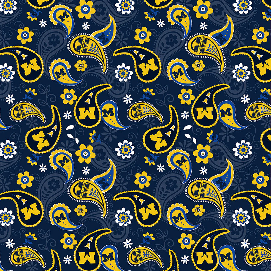 College Fabrics Michigan Paisleys