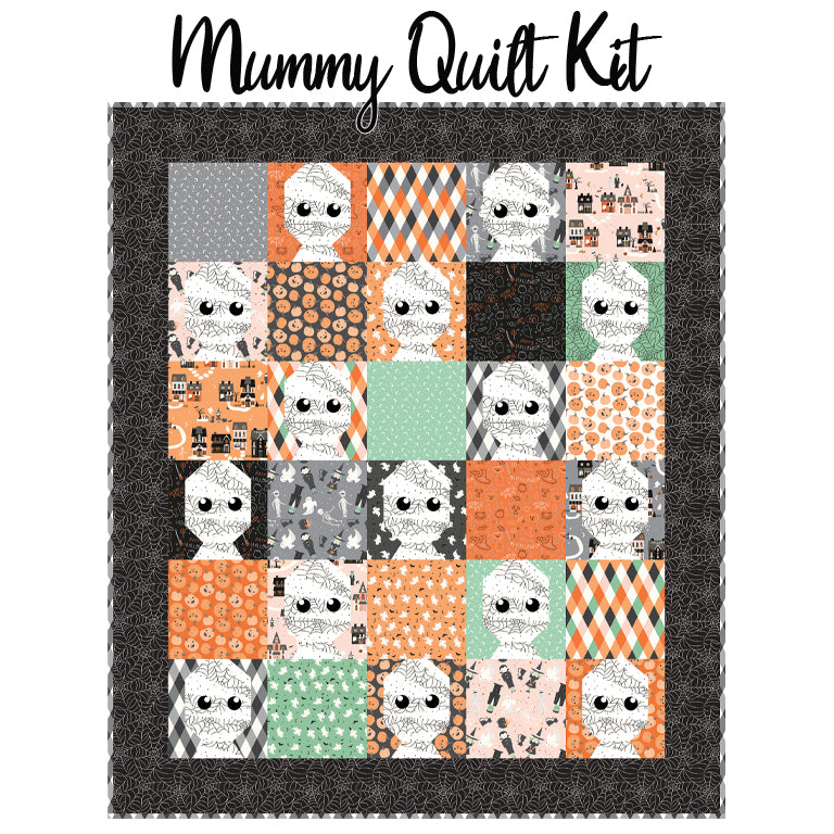 Mummy Quilt Kit with Frank & Friends from Riley Blake