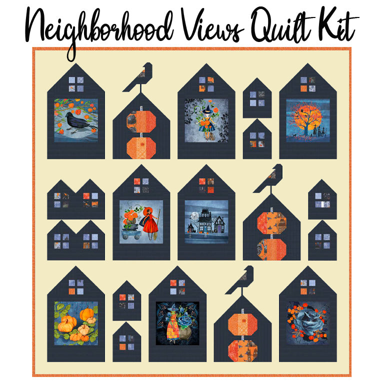 Neighborhood Views Quilt Kit with Coven from Moda