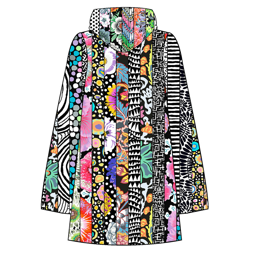Nyla Jacket Polaris Kit with Kaffe Fassett Classic Pre-Cuts from Free Spirit