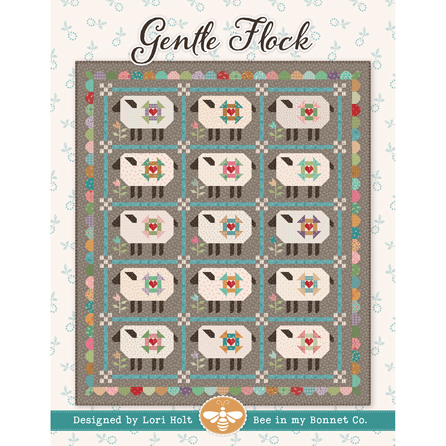 Gentle Flock Quilt Pattern by Lori Holt of Bee in My Bonnet Co.