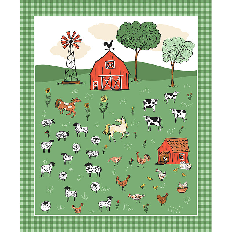 Farm Livin' 36" Panel Multi