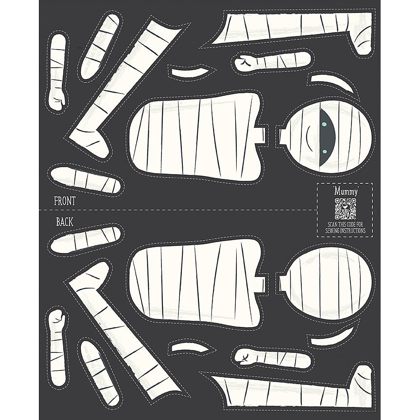 Frank & Friends 35 ½" Mummy Panel Multi