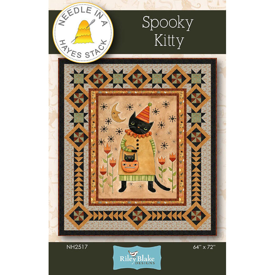Spooky Kitty Quilt Pattern by Needle in a Hayes Stack
