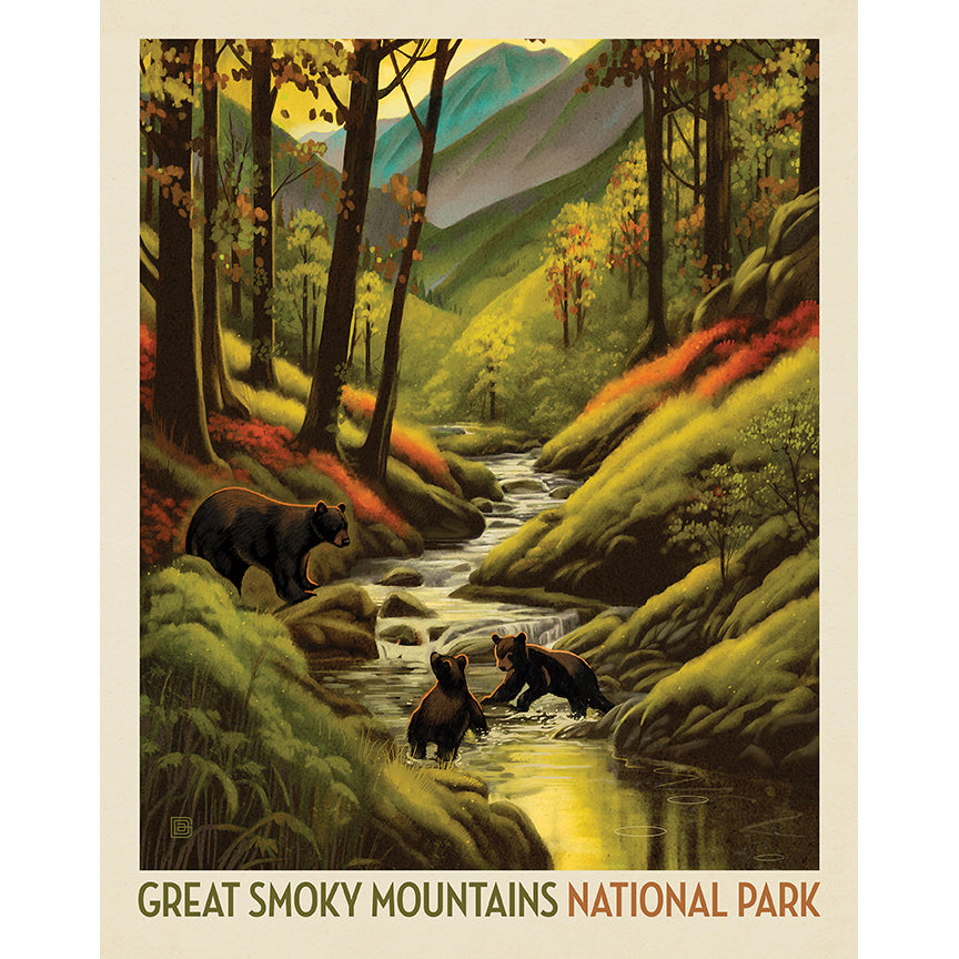 National Parks 36" Great Smoky Mountains Panel Multi