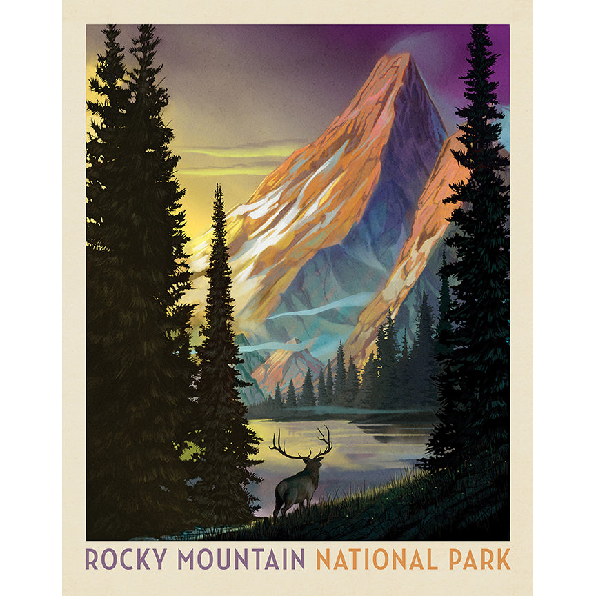 National Parks 36" Rocky Mountain Panel Multi