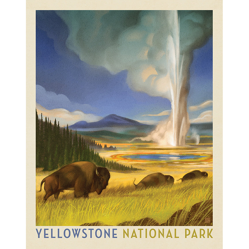 National Parks 36" Yellowstone Panel Multi