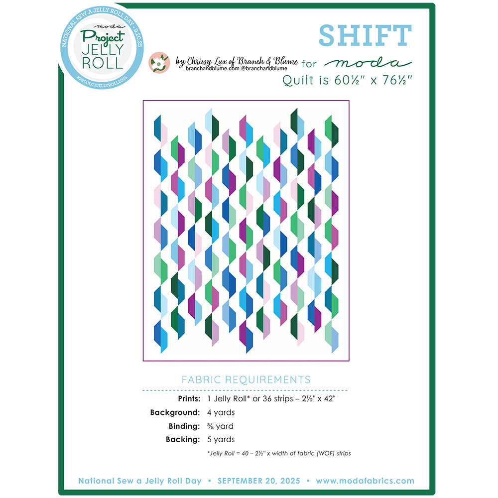 Shift Quilt Jelly Roll Pattern by Moda Free PDF