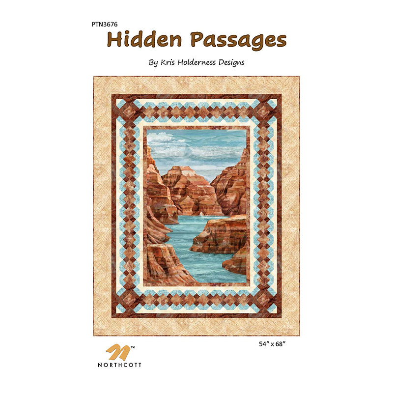 Hidden Passages Quilt Pattern by Kris Holderness