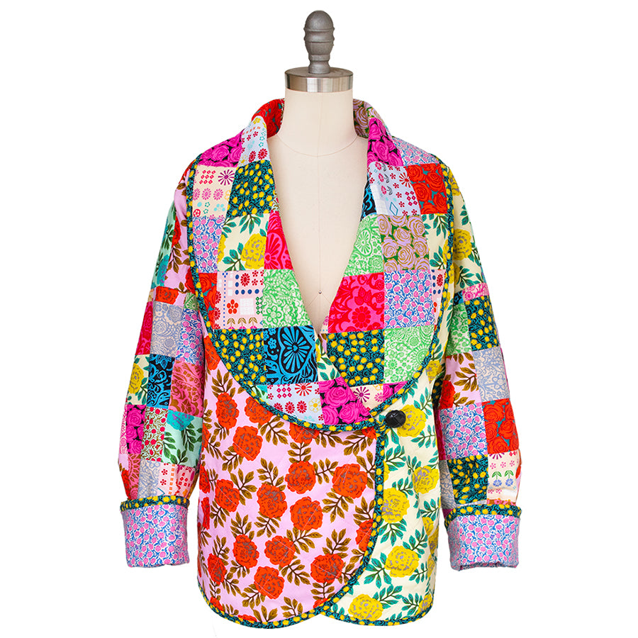 Rosebud Quilted Coat Pattern by Anna Maria Parry