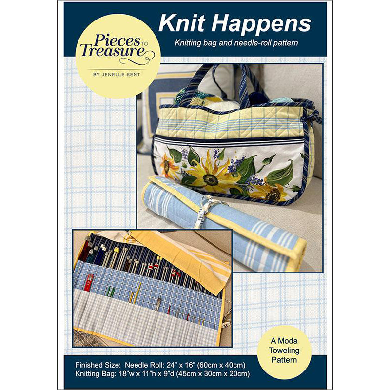 Knit Happens Bag Pattern by Pieces to Treasure
