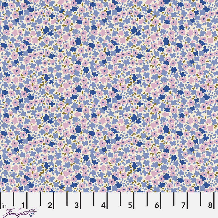Petite Prints Ditsy Periwinkle