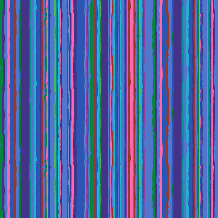 Kaffe Fassett Collective Echo Stripe Blue