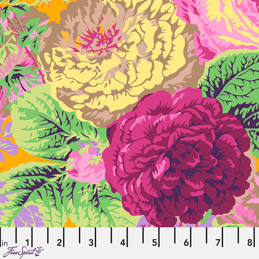 Kaffe Fassett Collective Gradi Floral Gold