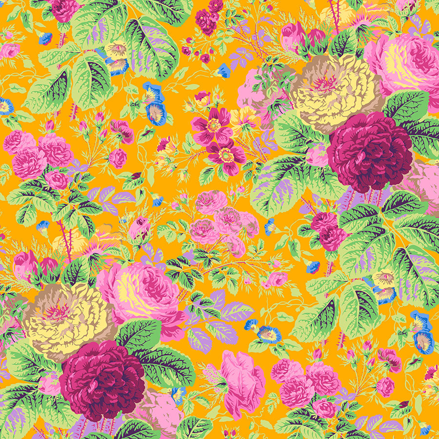 Kaffe Fassett Collective Gradi Floral Gold