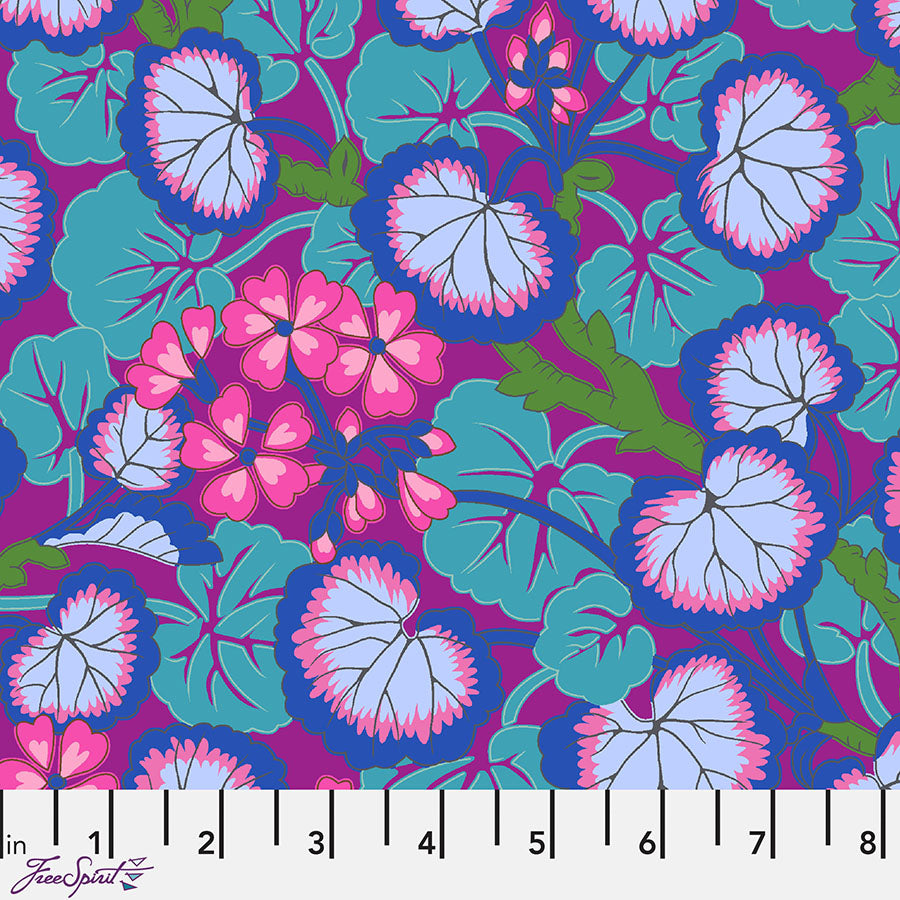 Kaffe Fassett Collective Climbing Geraniums Purple