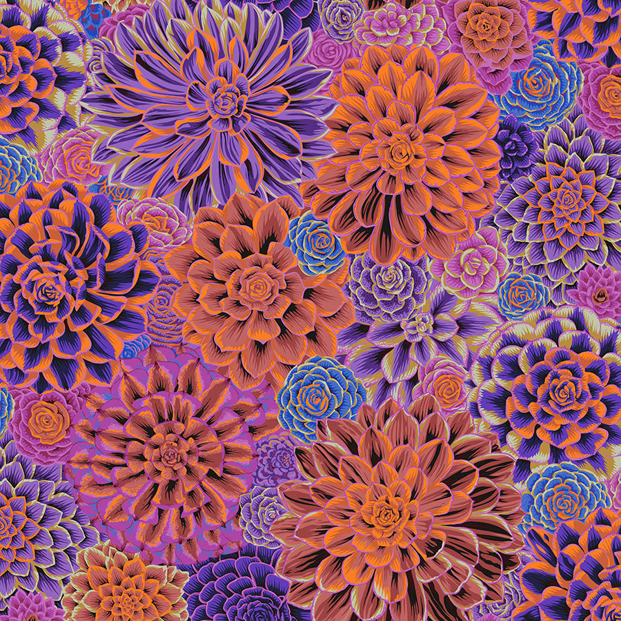 Kaffe Fassett Collective House Leeks Purple