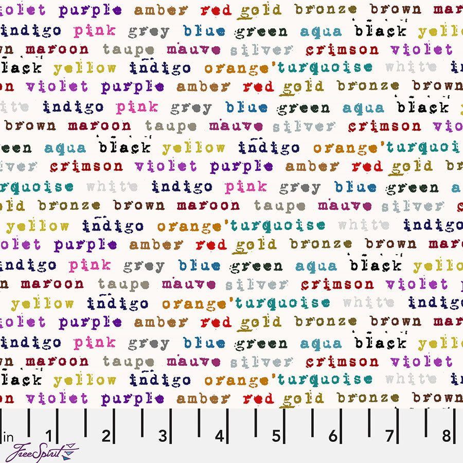 Stamped Polychrome Paper