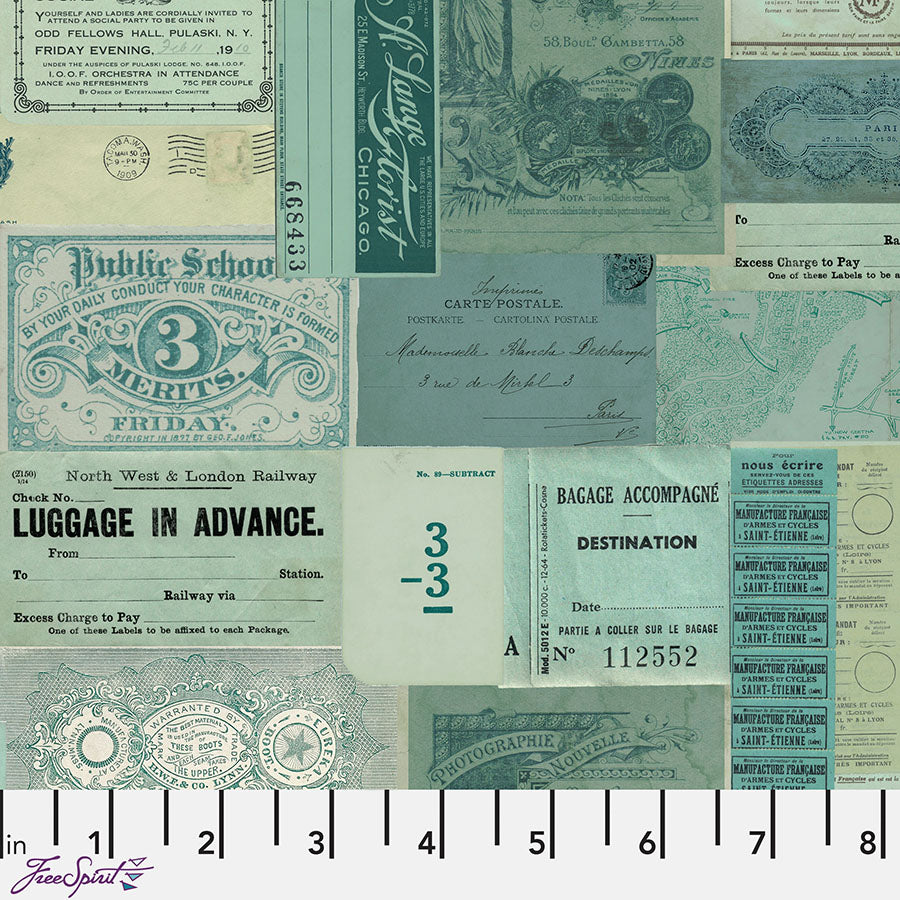 Eclectic Elements Palette - Teal Ephemera Teal