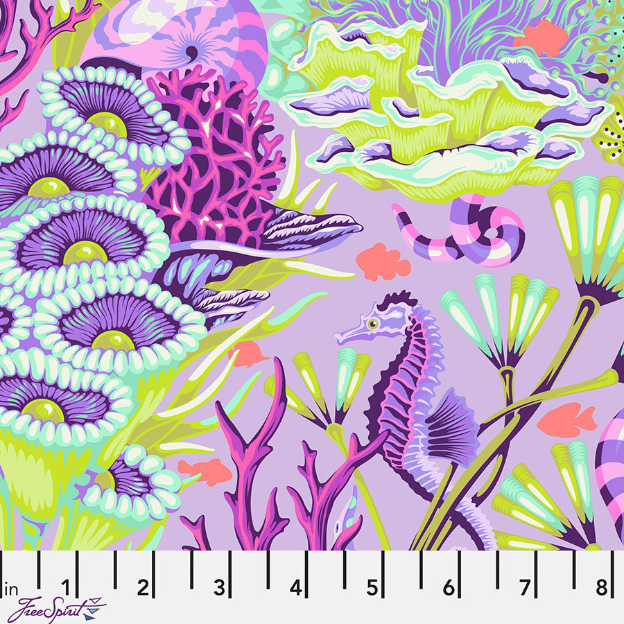 Floral Reef Reef What You Sew Ultraviolet