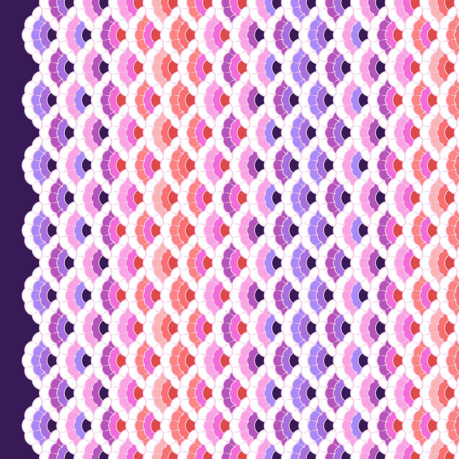 Floral Reef Aquatic Lace Ultraviolet